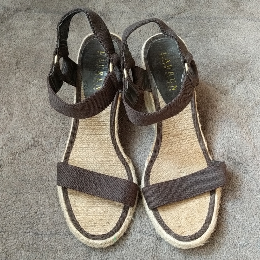 Lauren Ralph Lauren Espadrilles Wedges (Indigo)